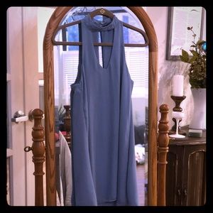 Lulus Slate blue cocktail dress